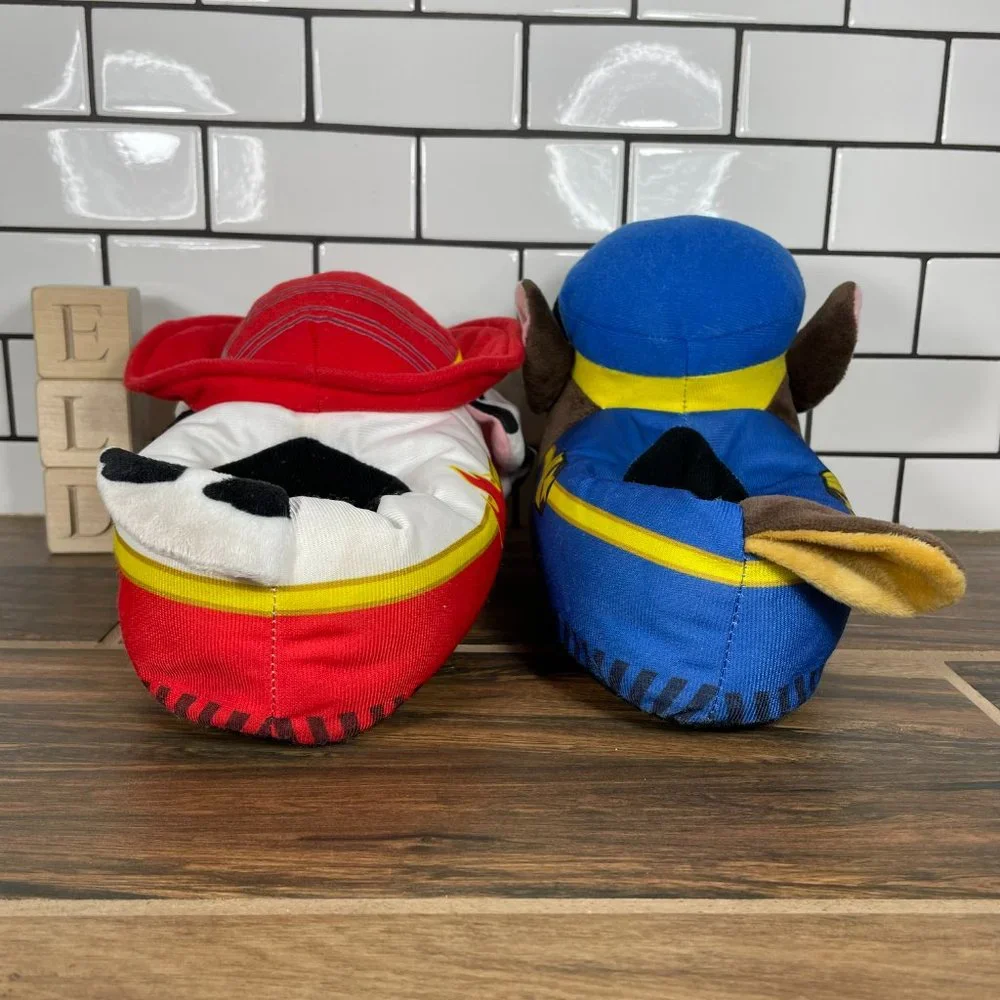 Paw Patrol Chase and Marshall Slip-On Slippers Unisex Kids Size 11/12